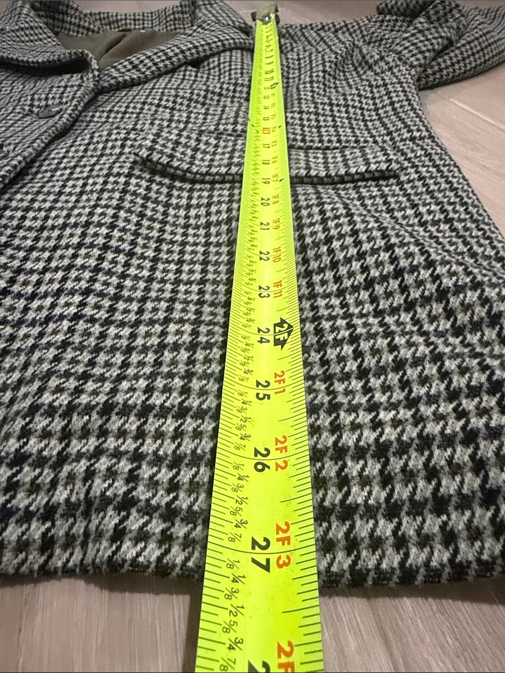Madewell Oversized Knit Houndstooth Blazer Women’s XL Career Office Jacket - Picture 5 of 9